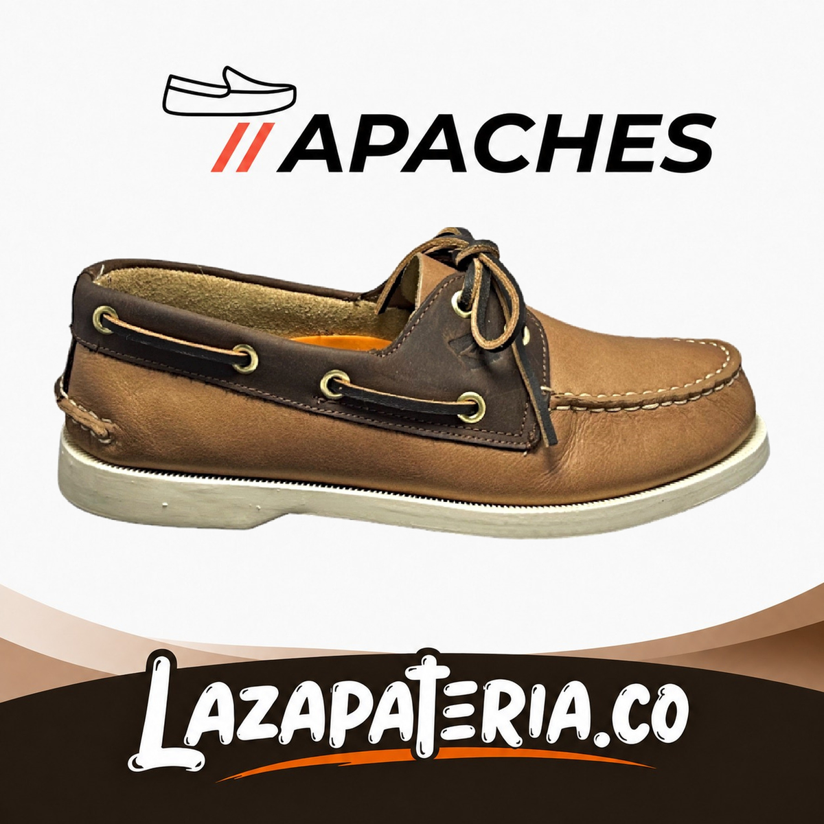 Mocasines Apaches Marfil para hombre