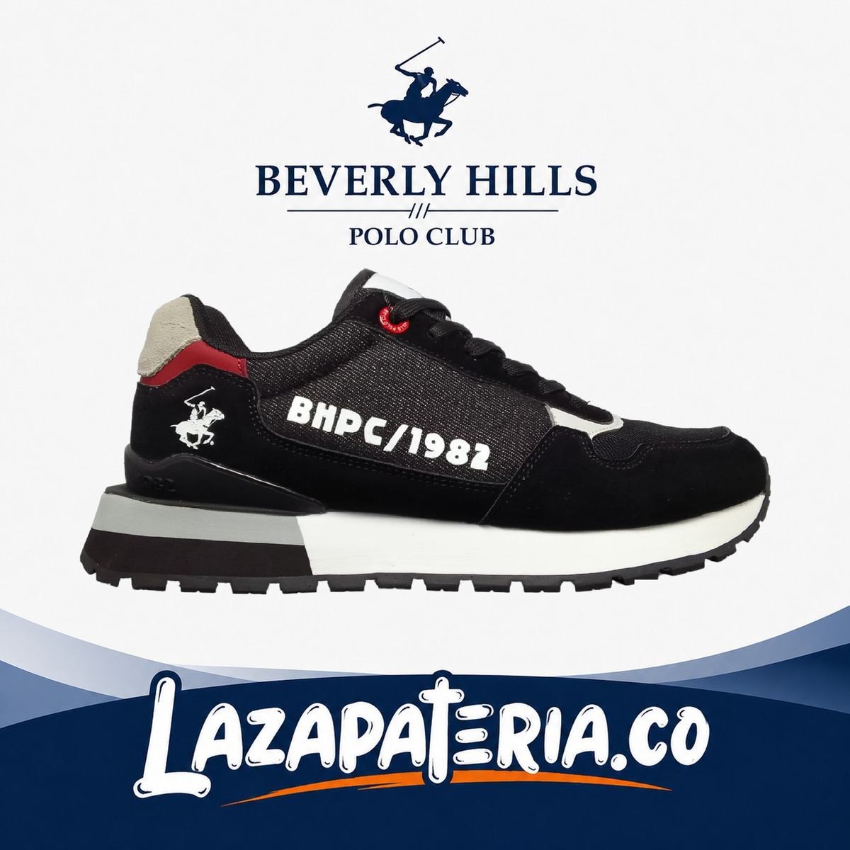 Zapatos Polo Negro para hombre