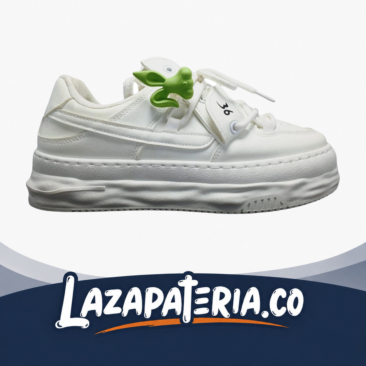 Zapatos Super Chunkys Blanco para mujer