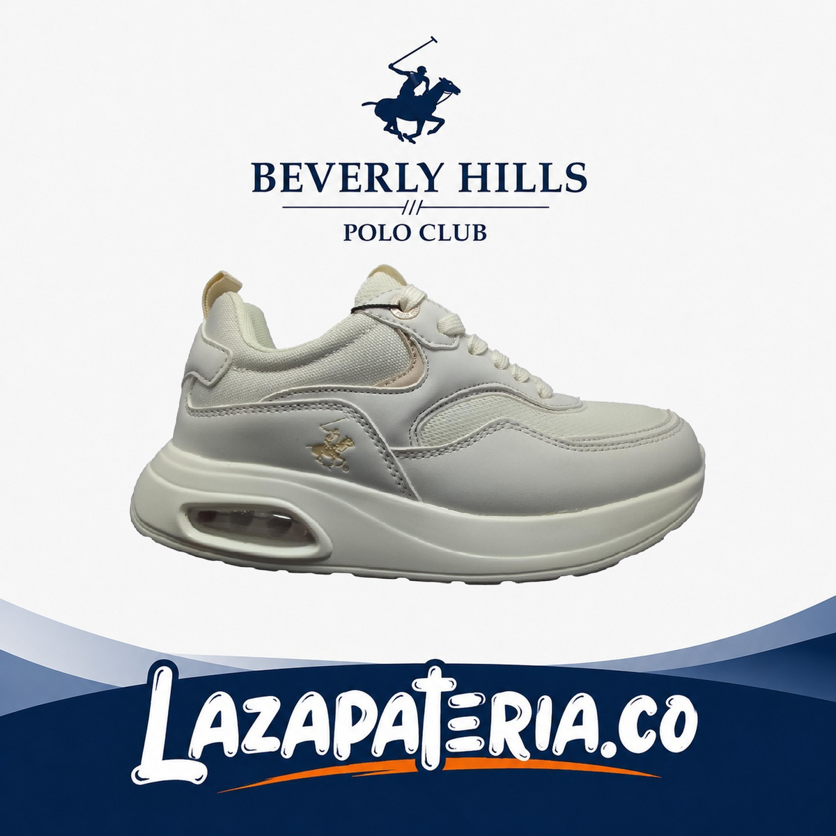 Zapatos Polo Blanco para mujer