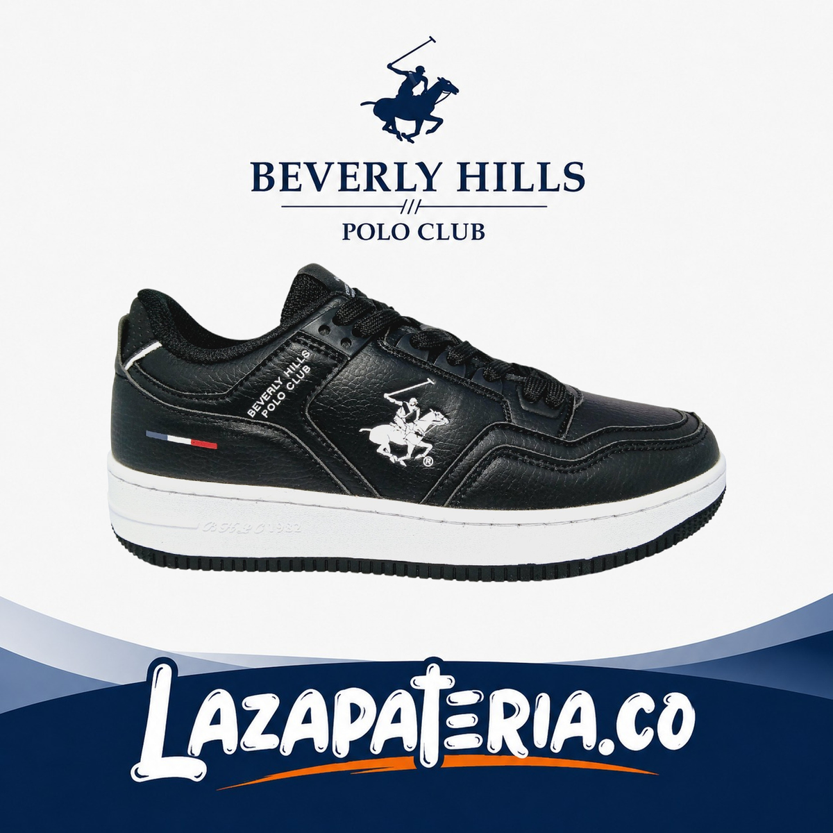 Zapatos Polo Negro para hombre