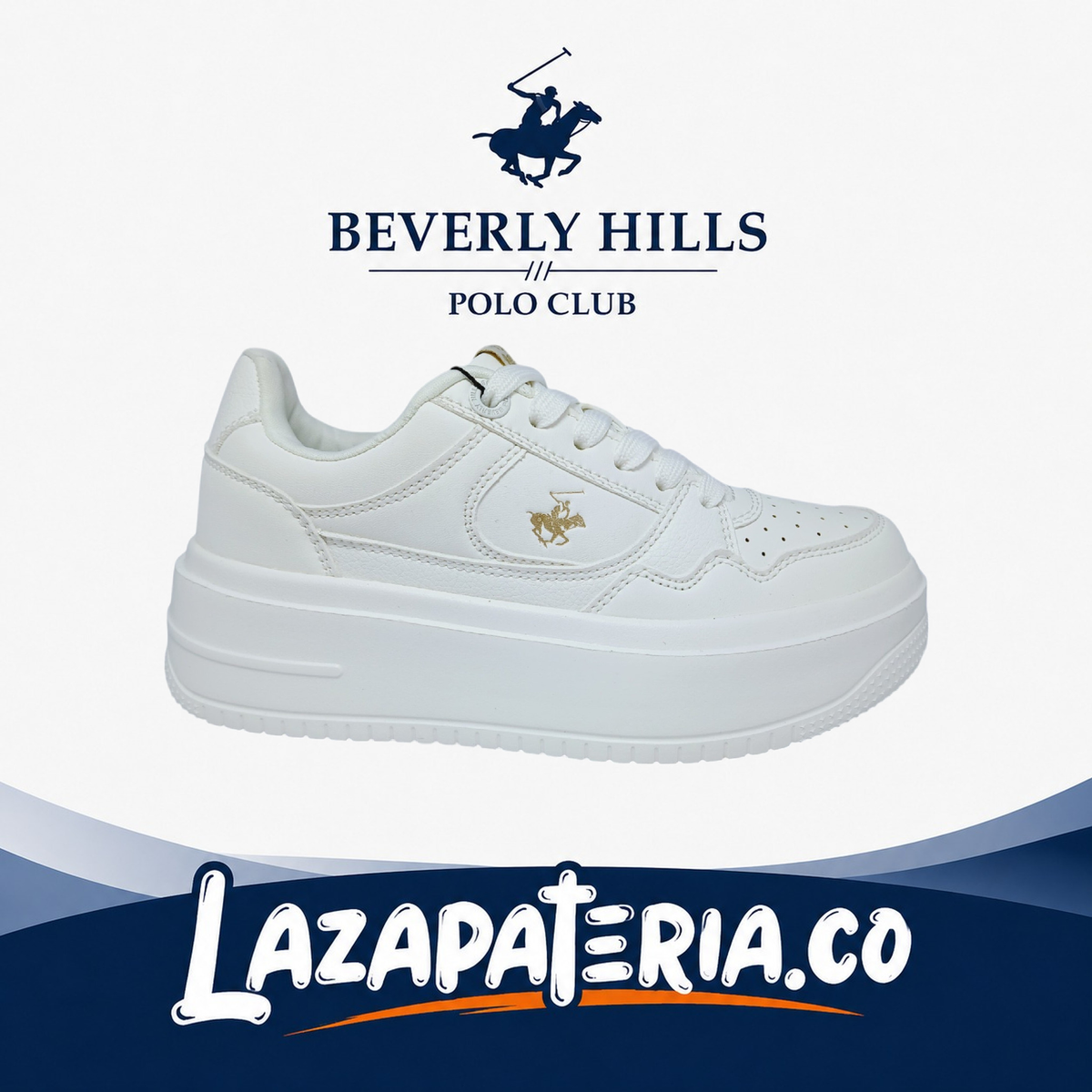 Zapatos Polo Blanco para mujer