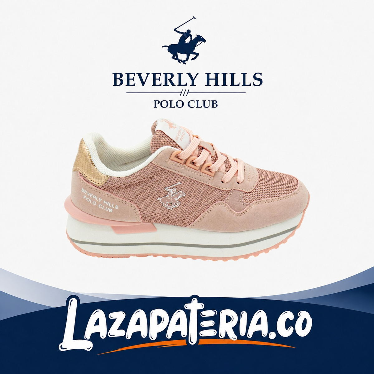 Zapatos Polo Rosado para mujer