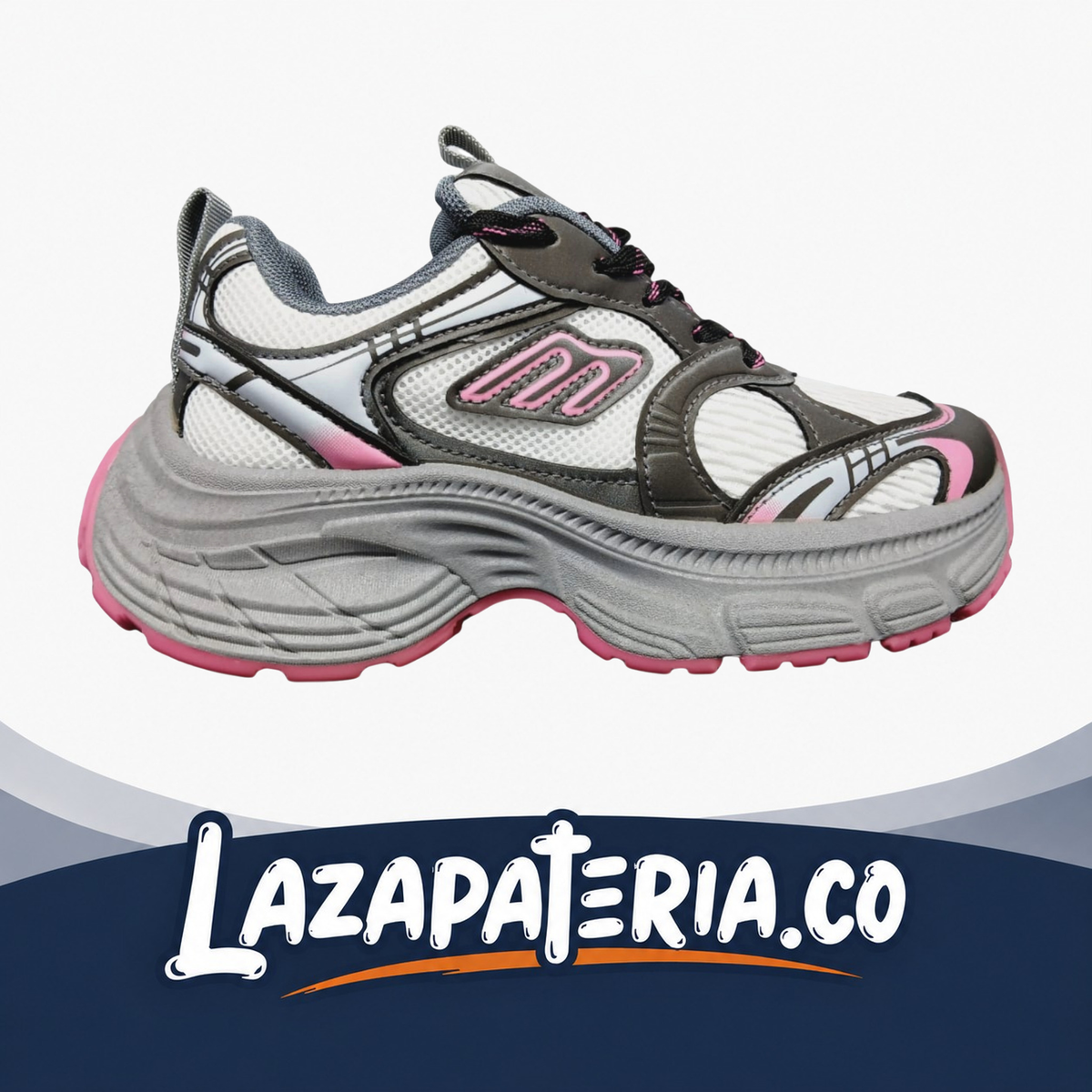 Zapatos Super Chunkys Gris para mujer