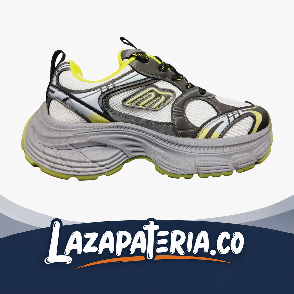 Zapatos Super Chunkys Gris para mujer