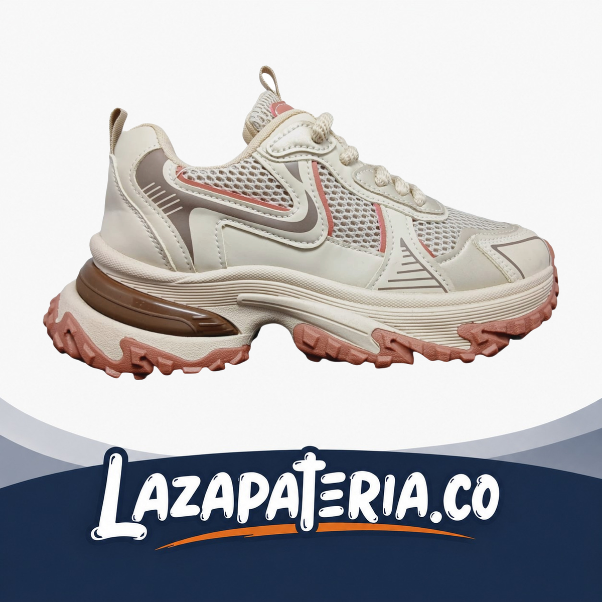 Zapatos Super Chunkys Beige para mujer