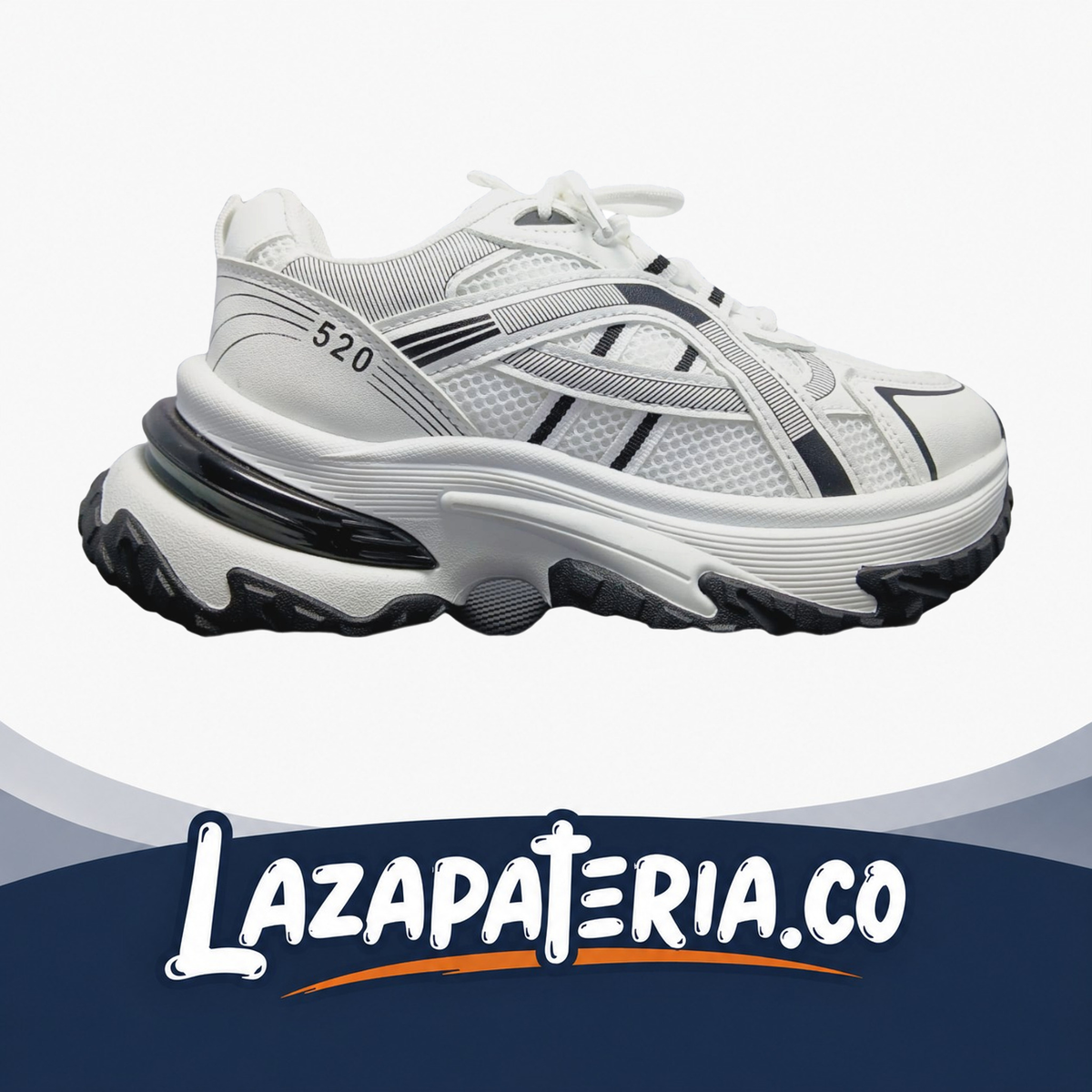 Zapatos Super Chunkys Blanco para mujer