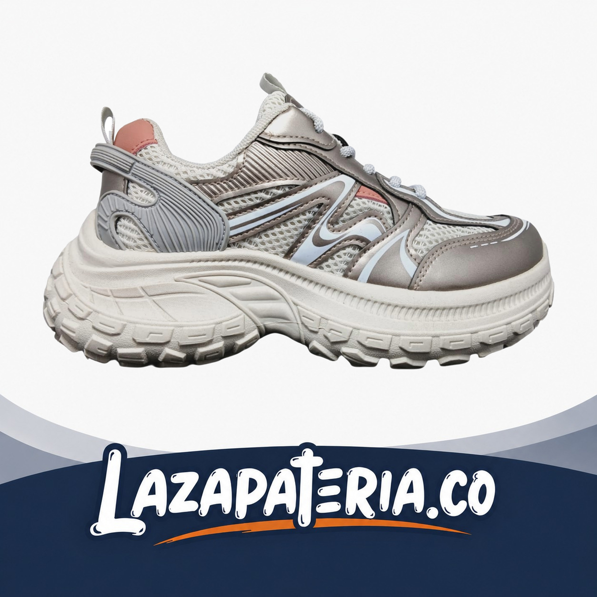 Zapatos Super Chunkys Gris para mujer