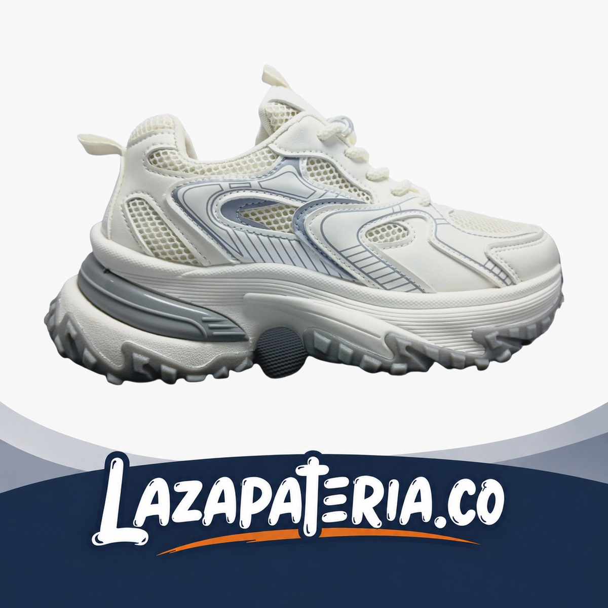 Zapatos Super Chunkys Blanco para mujer