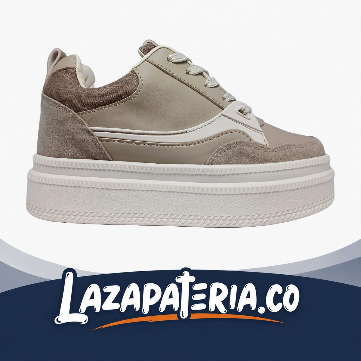 Zapatos Super Chunkys Beige para mujer