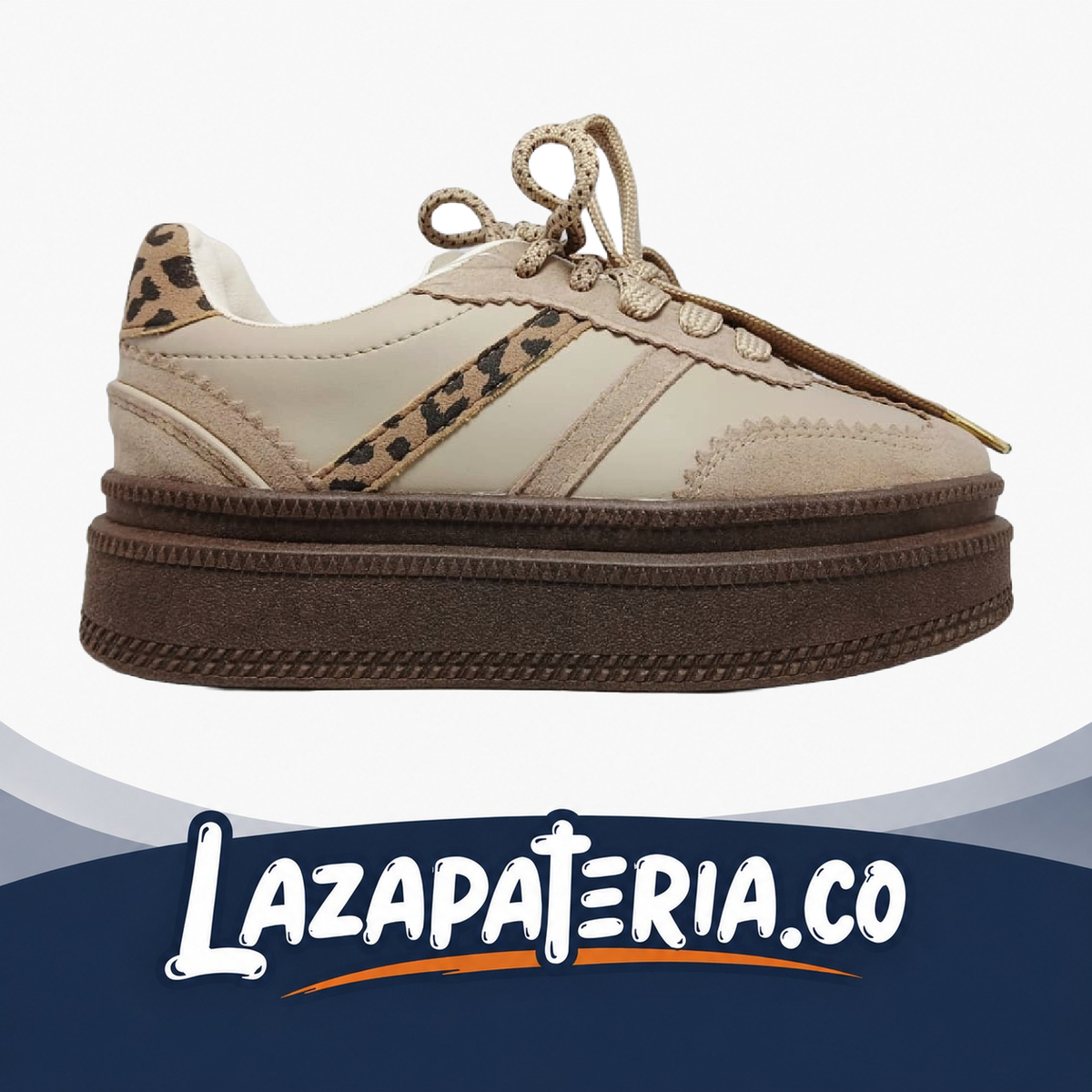 Zapatos Super Chunkys Beige para mujer