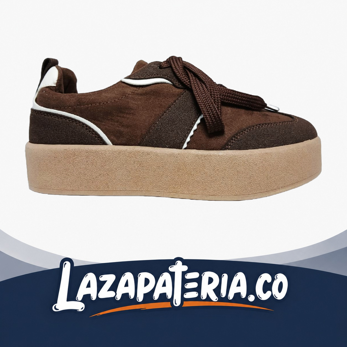 Zapatos Super Chunkys Café para mujer