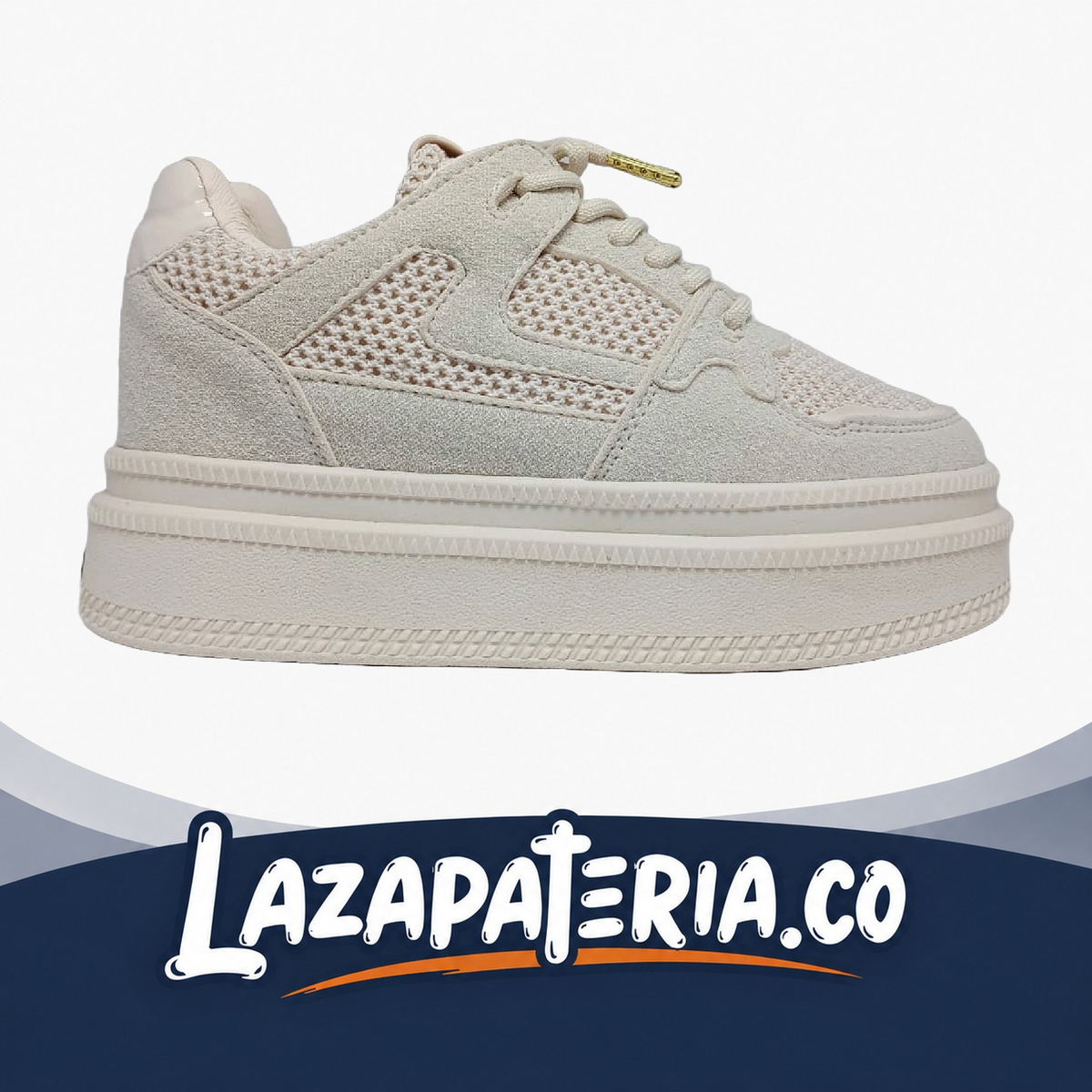 Zapatos Super Chunkys Beige para mujer