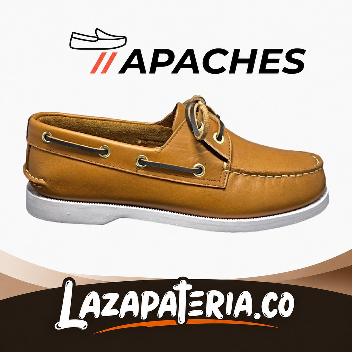 Mocasines Apaches Miel para hombre