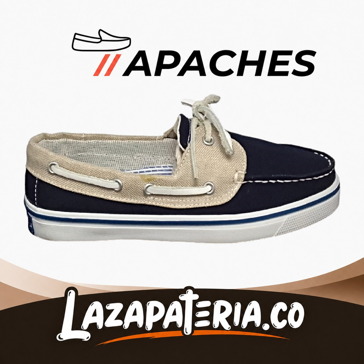 Mocasines Apaches Azul para hombre