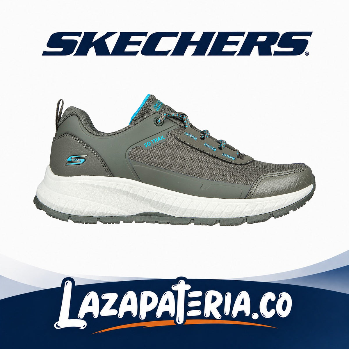 Tenis Skechers BOBS Sport Verde Oliva para mujer, vista 2