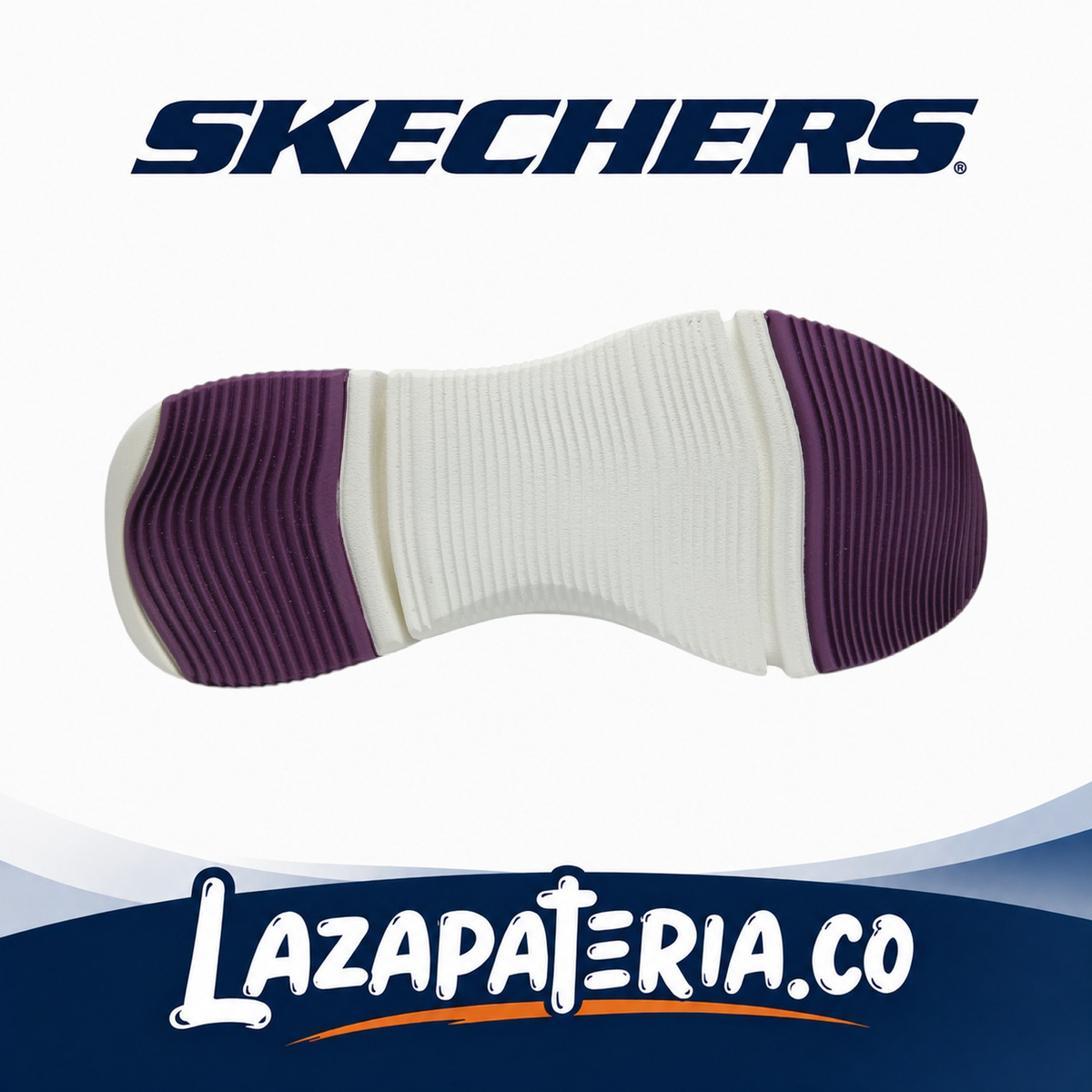 Tenis Skechers BOBS Lila para mujer, vista 3