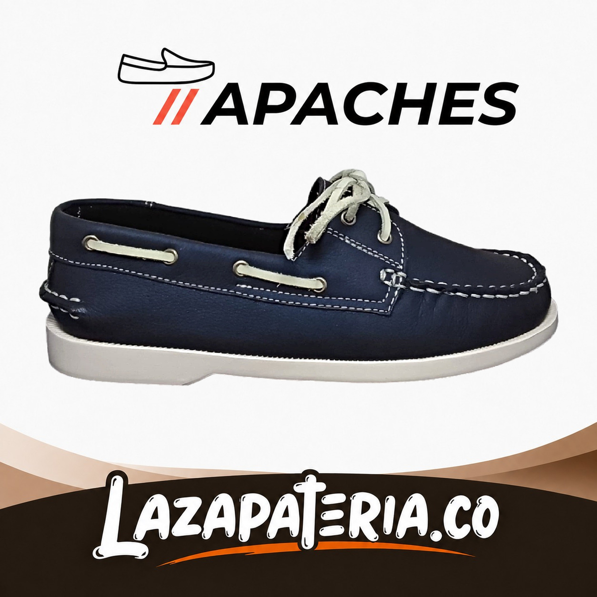 Mocasines Apaches Azul Metalizado para mujer