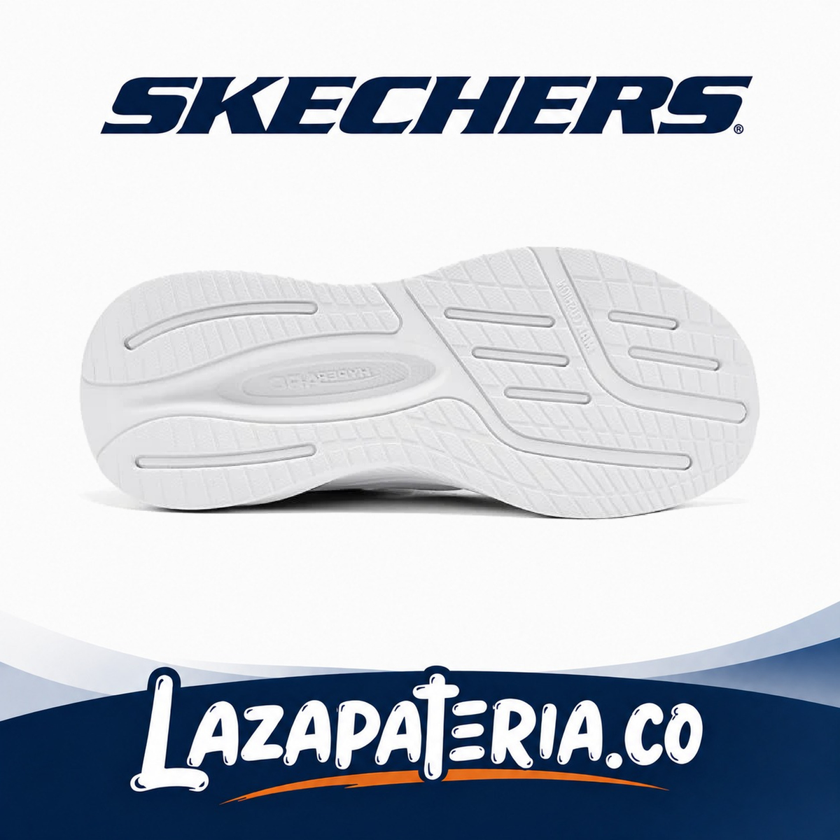 Tenis Skechers GO Walk Blanco para mujer, vista 4