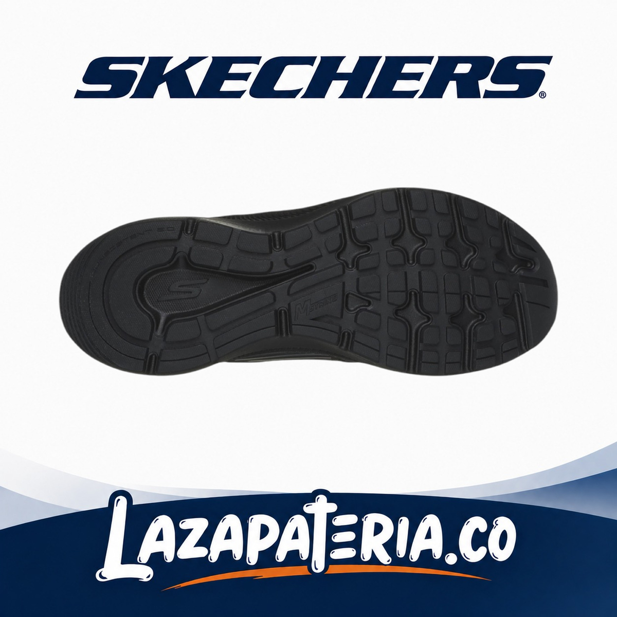 Tenis Skechers GOrun Negro para mujer, vista 4