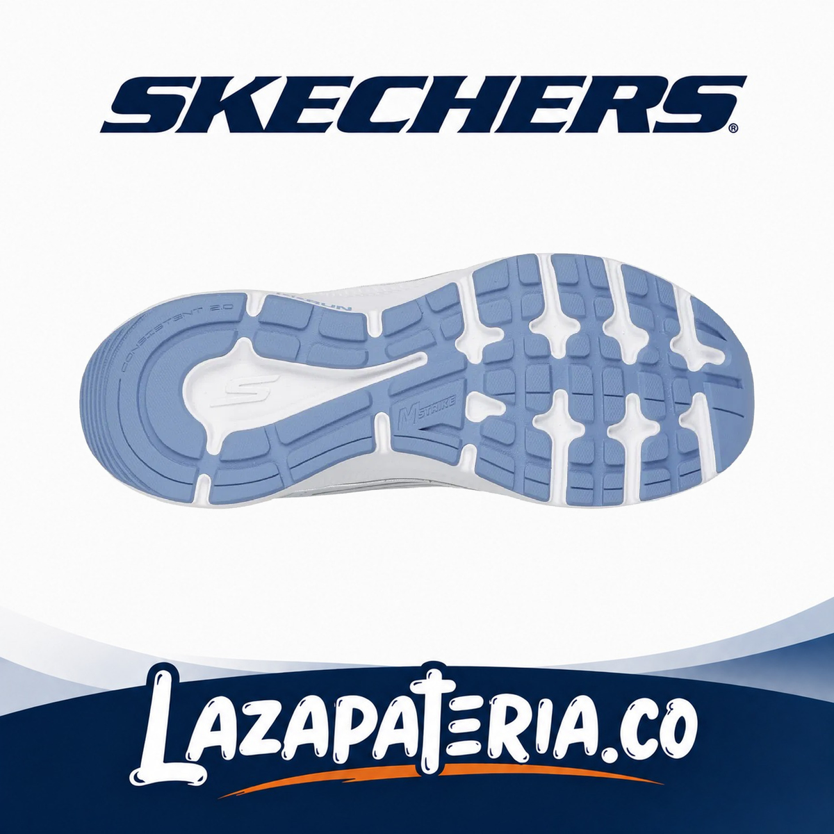 Tenis Skechers GOrun Celeste para mujer, vista 4