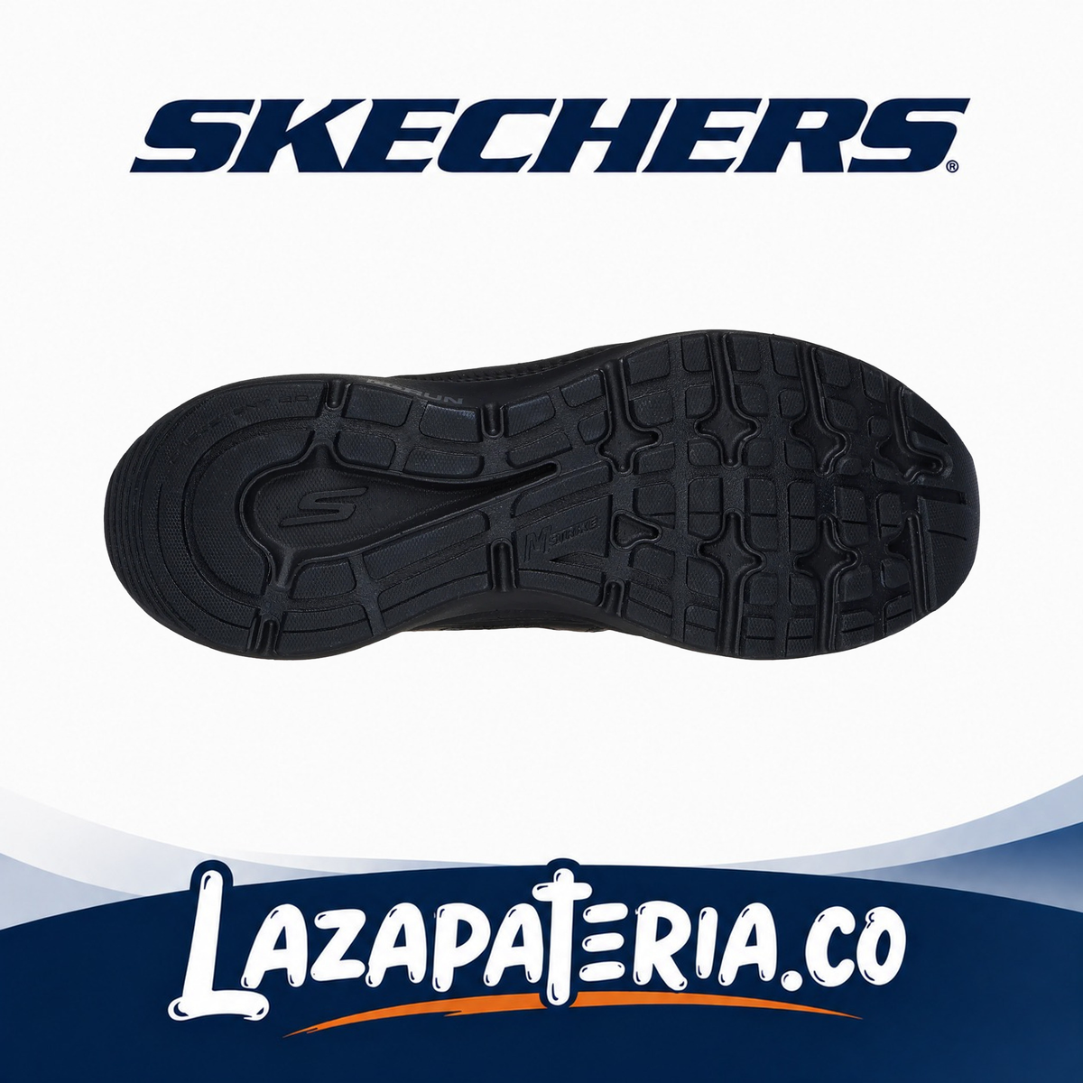 Tenis Skechers GOrun Negro para mujer, vista 4
