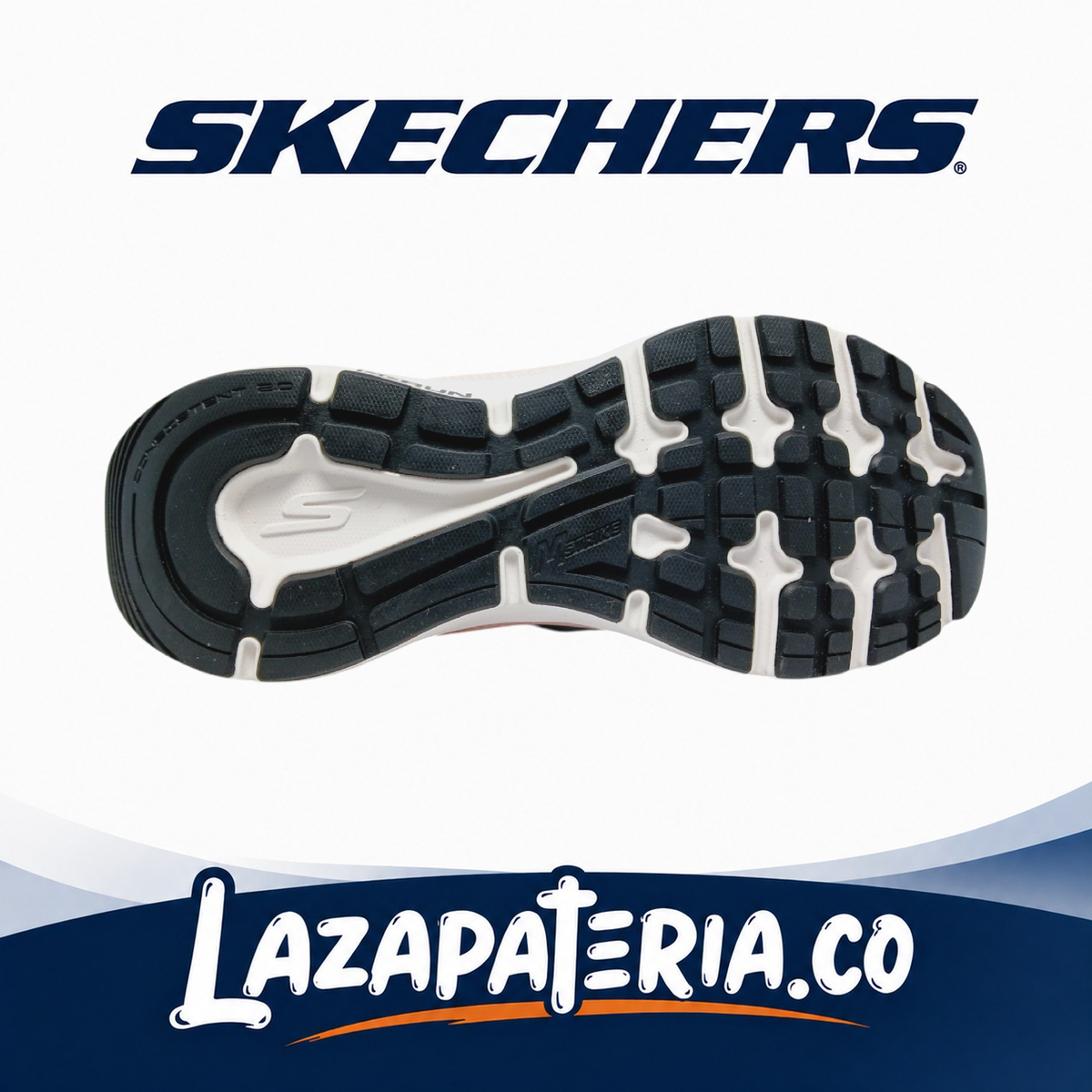 Tenis Skechers GOrun Negro para mujer, vista 3