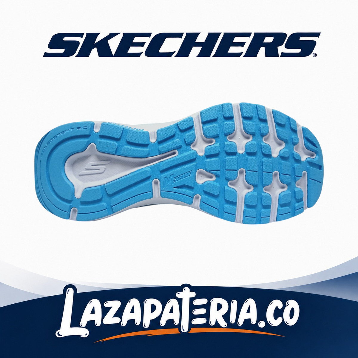 Tenis Skechers GOrun Celeste para mujer, vista 3