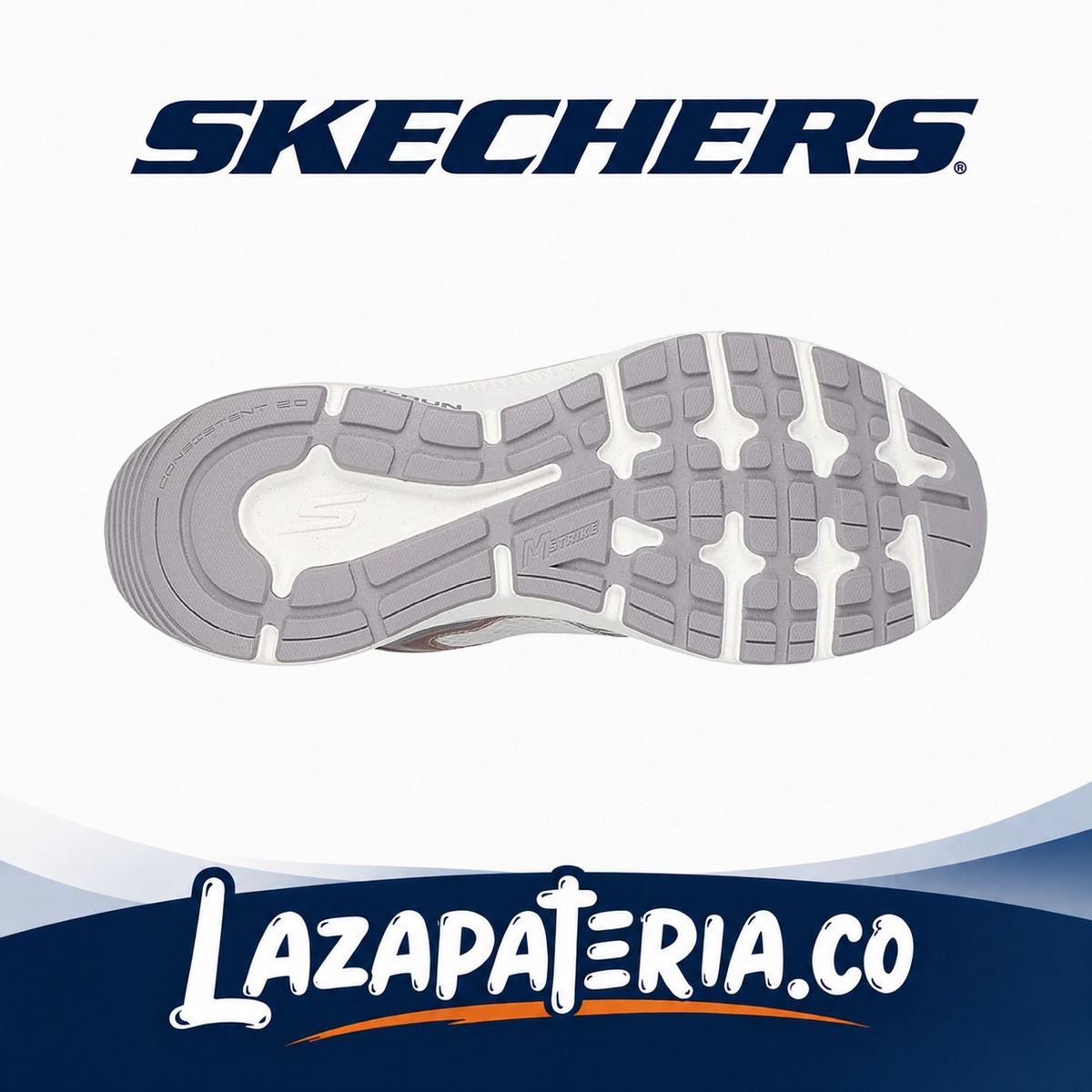 Tenis Skechers GOrun Blanco para mujer, vista 4