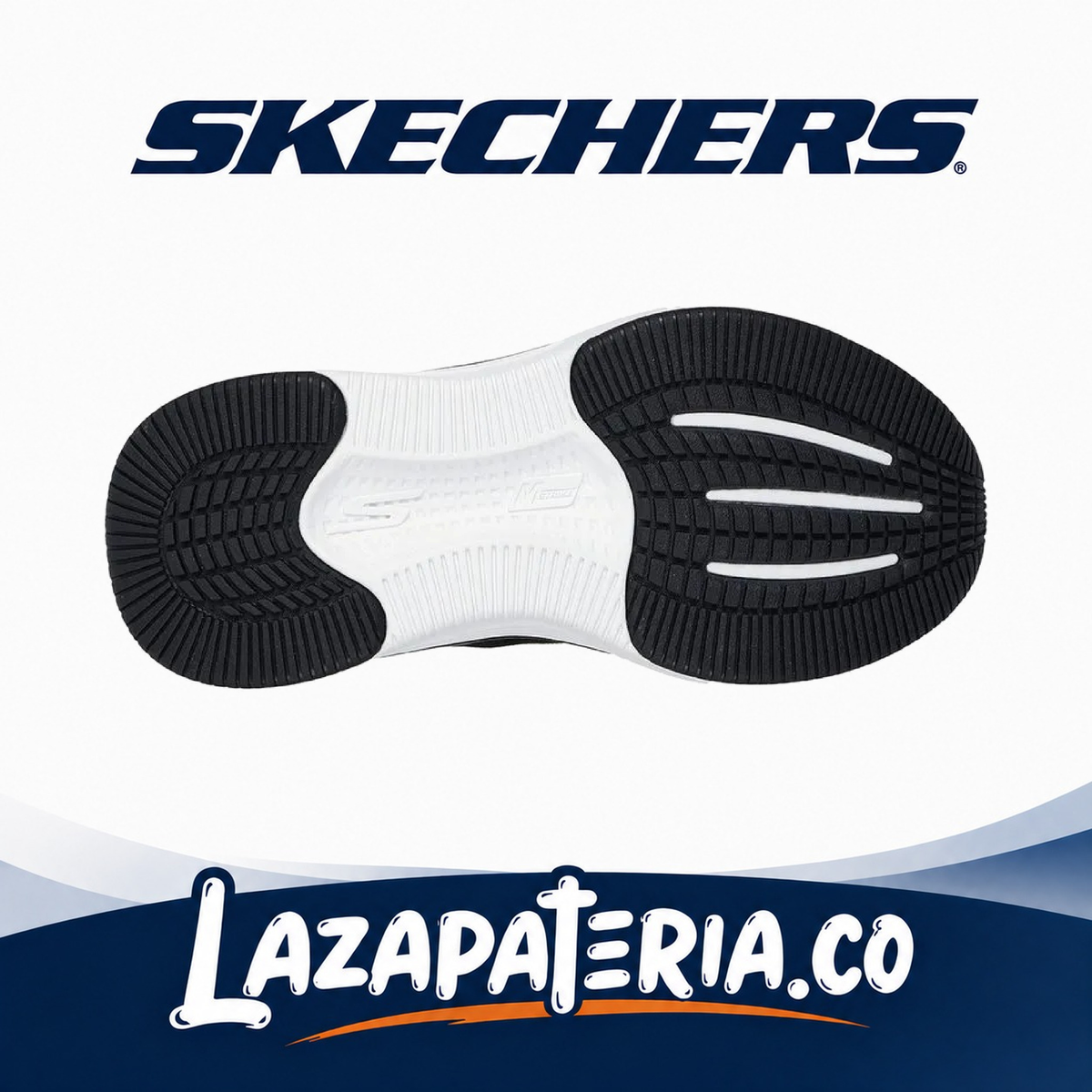Tenis Skechers GOrun Negro para mujer, vista 4