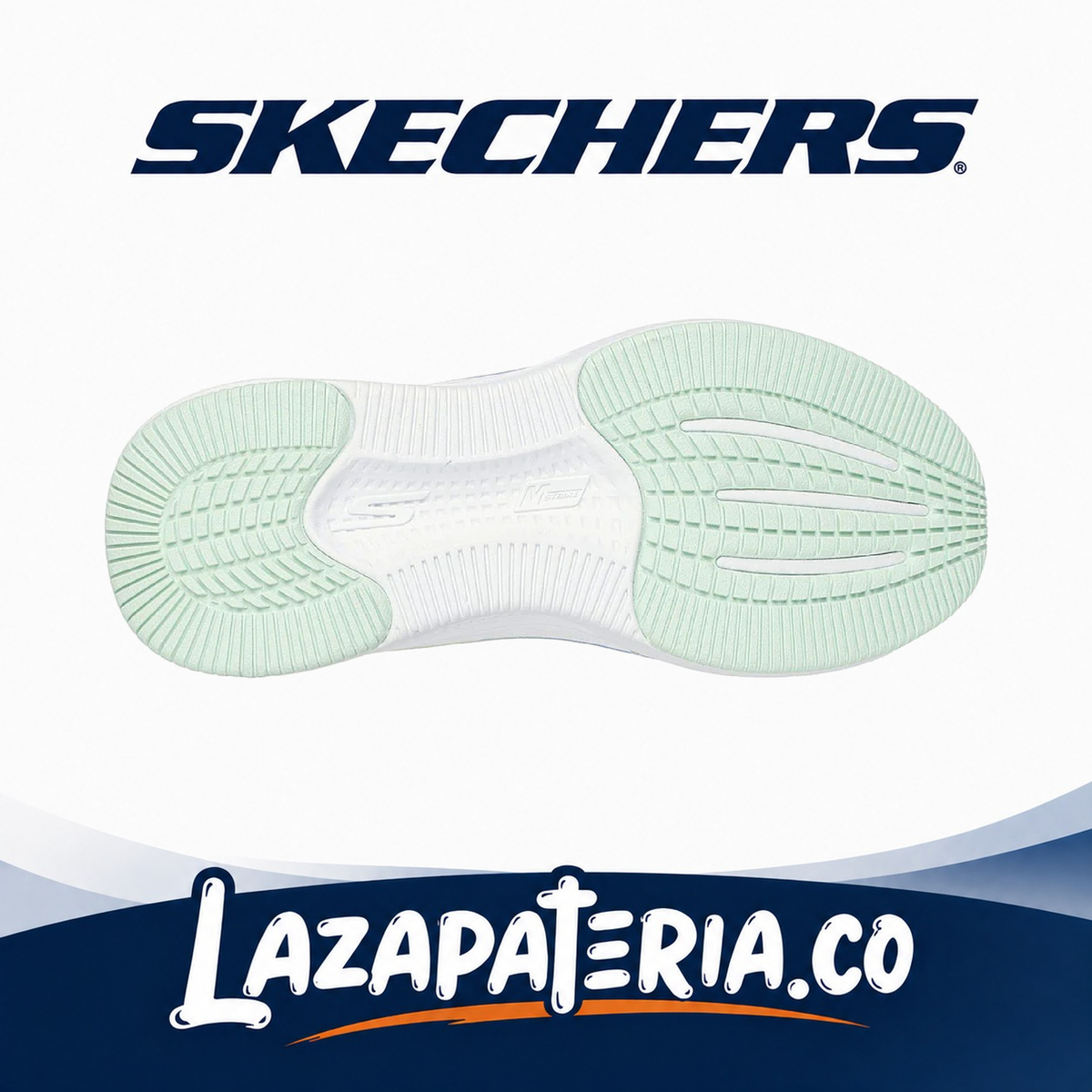 Tenis Skechers GOrun Blanco para mujer, vista 4