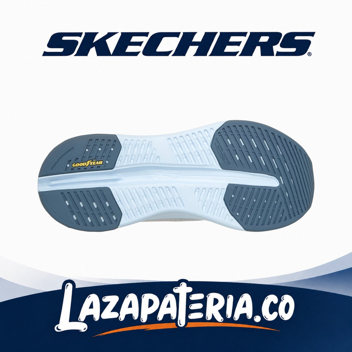 Tenis Skechers Max Cushioning Glide-Step Mujer Gris Multicolor Tukker C12P9409GYMT