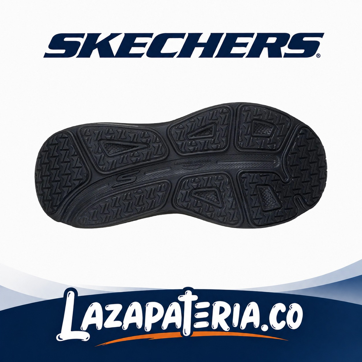 Tenis Skechers Max Cushioning Negro para mujer, vista 4