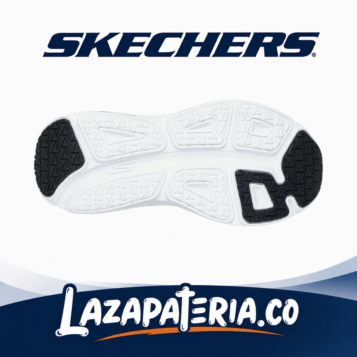Tenis Skechers Max Cushioning Negro para mujer, vista 4