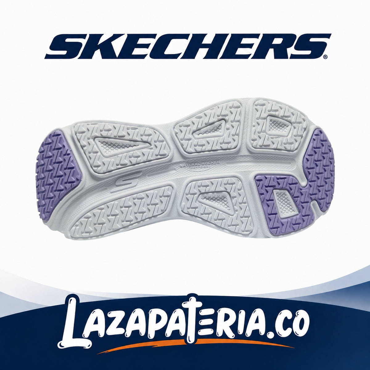 Tenis Skechers Max Cushioning Gris para mujer, vista 4