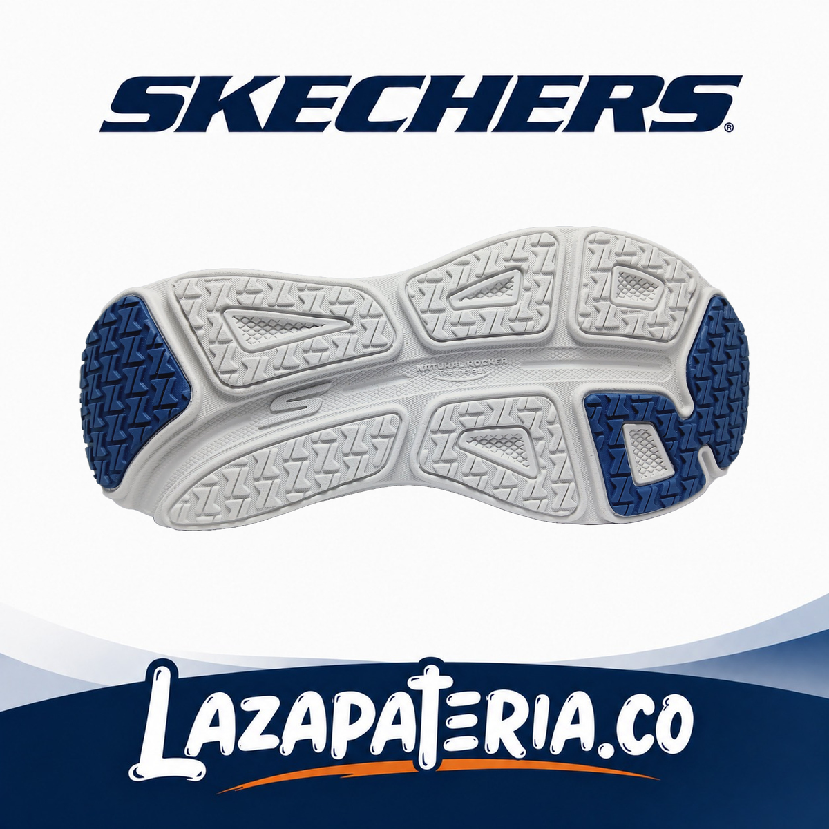 Tenis Skechers Max Cushioning Azul Navy para mujer, vista 4