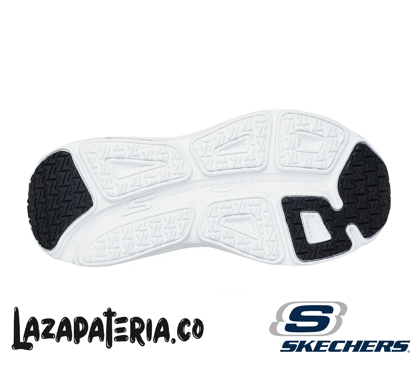Tenis Skechers Max Cushioning Negro para mujer, vista 4