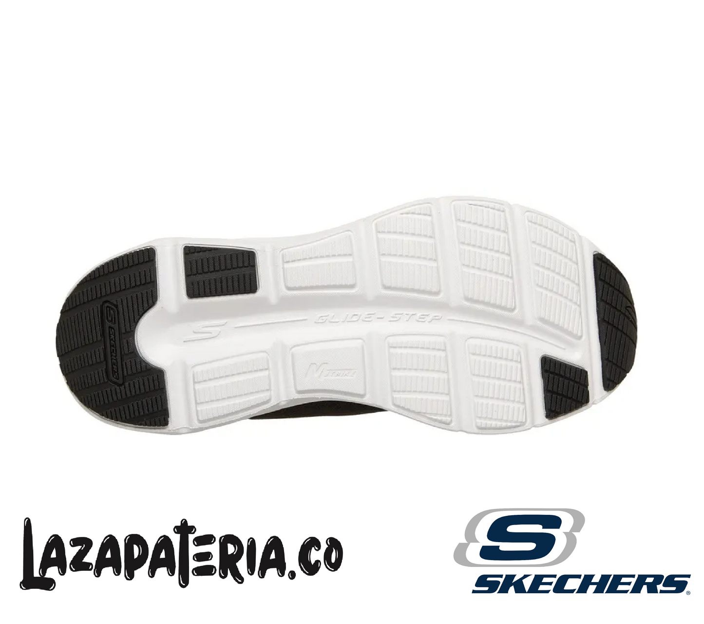 SKECHERS MUJER GLIDE-STEP NEGRO C12P9826BKW