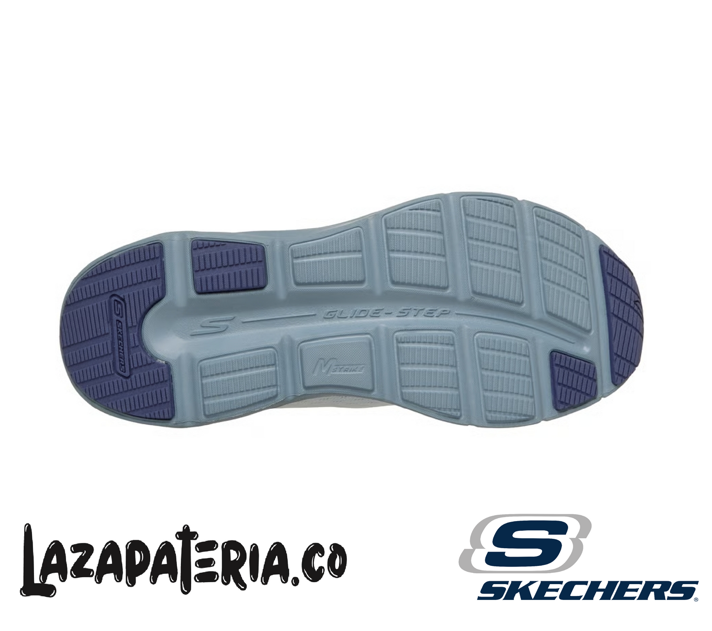 SKECHERS MUJER GLIDE-STEP CELESTE C12P9826LTBL