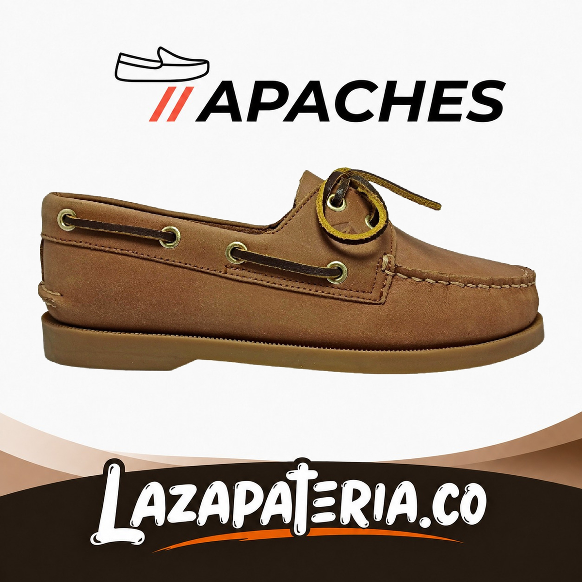Mocasines Apaches Miel para hombre