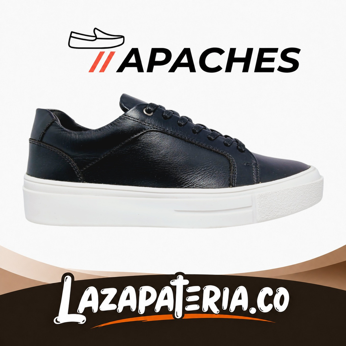 Mocasines Apaches Negro para hombre