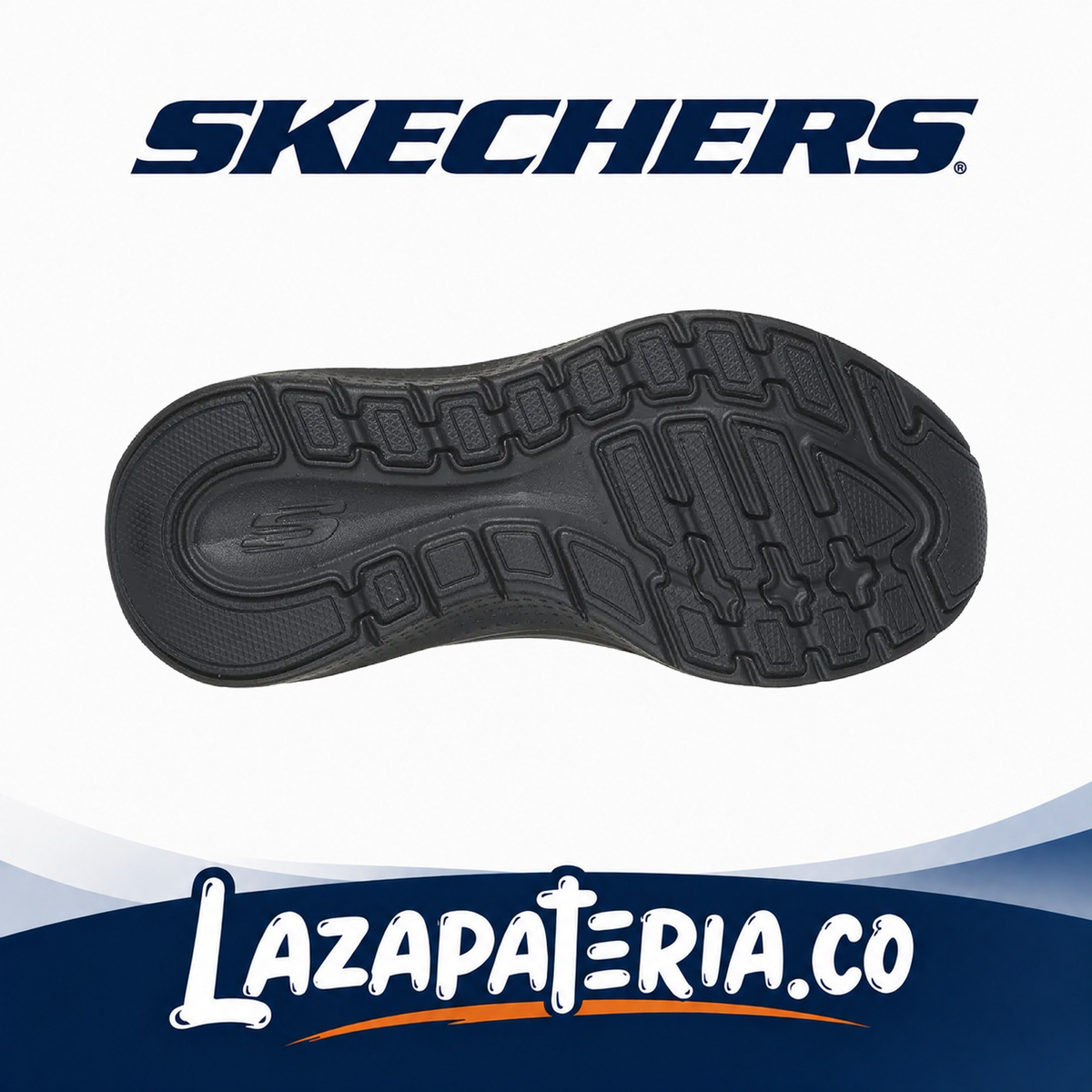 Tenis Skechers Arch Fit Negro para mujer, vista 4