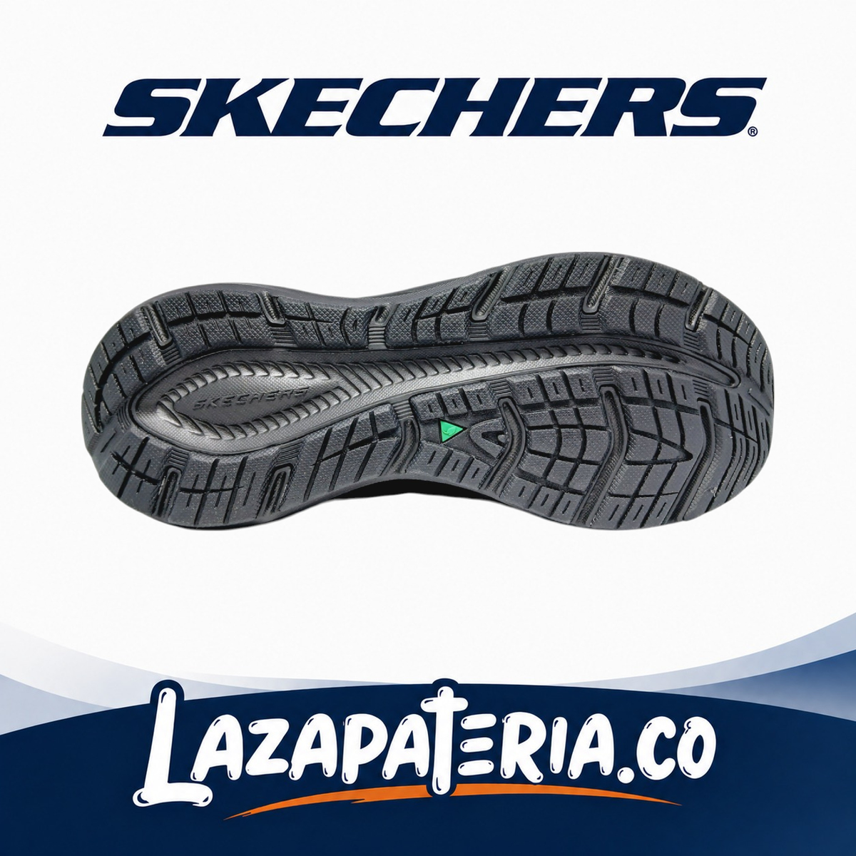Tenis Skechers Edgeride Negro para mujer, vista 4