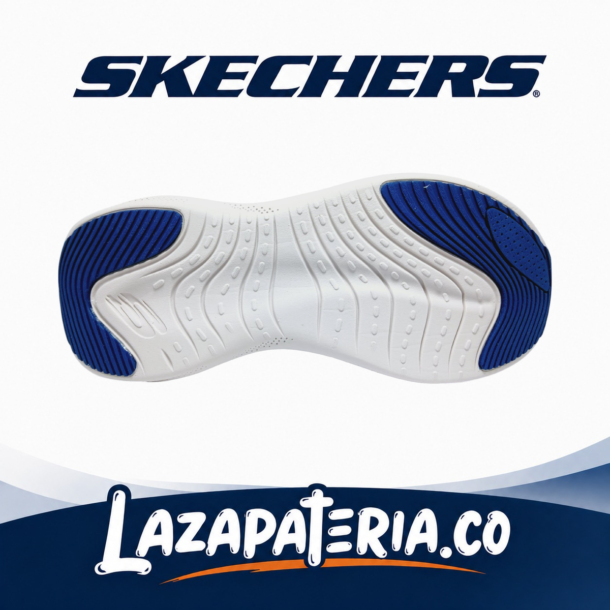 Tenis Skechers Skech Cloud Azul para mujer, vista 4