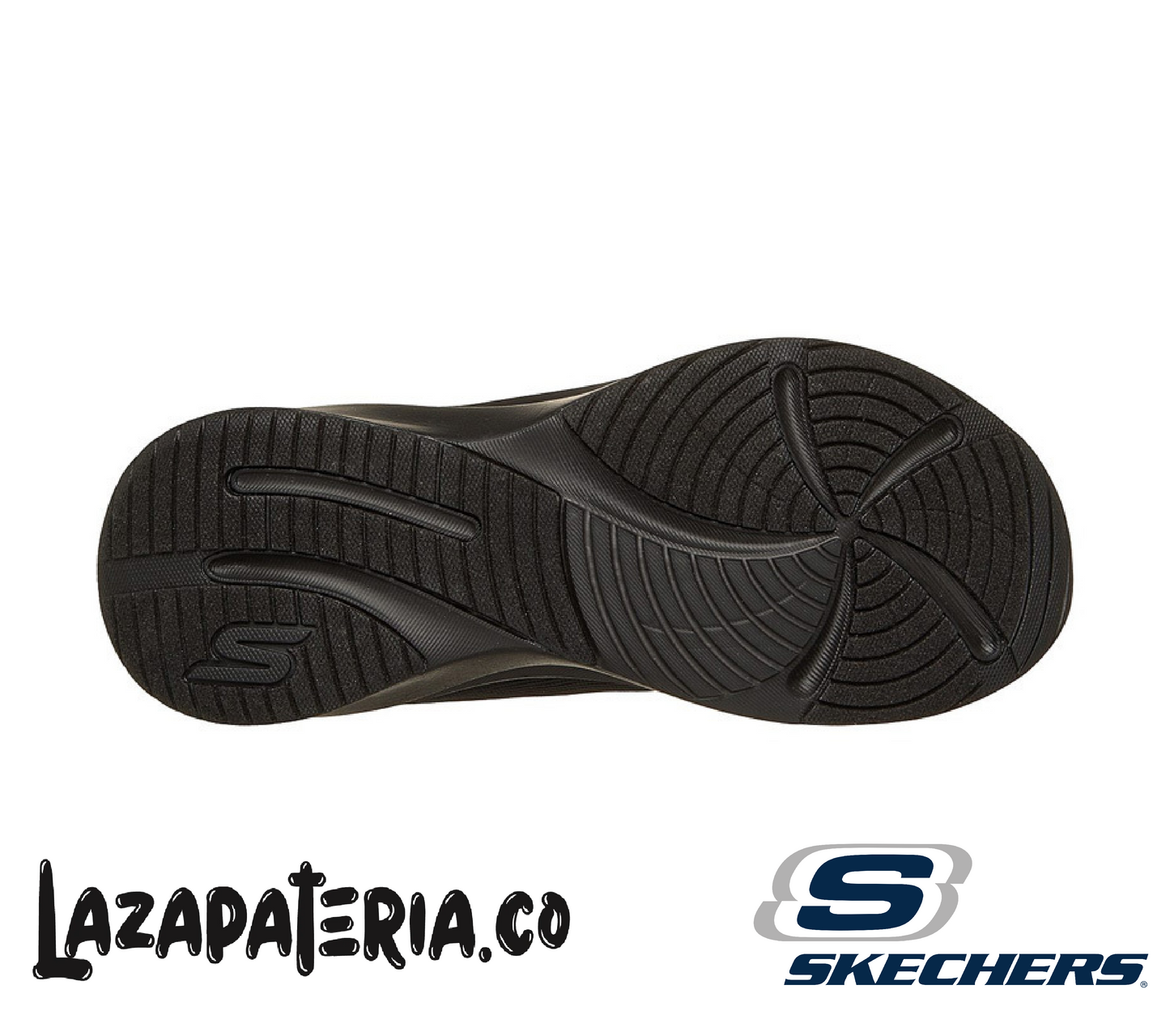 SKECHERS MUJER PLUSH FOAM NEGRO C15P0572BBK