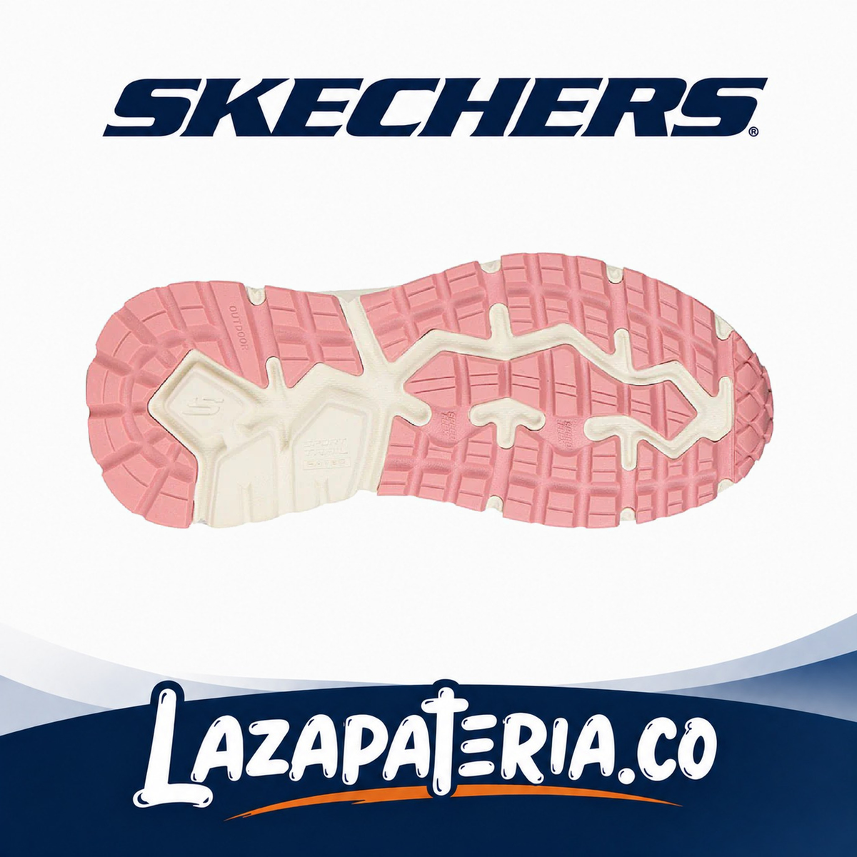 Tenis Skechers D'Lux Beige para mujer, vista 4