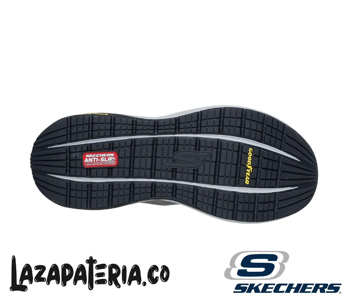 Tenis Skechers GO Walk Stability Blanco para hombre, vista 4
