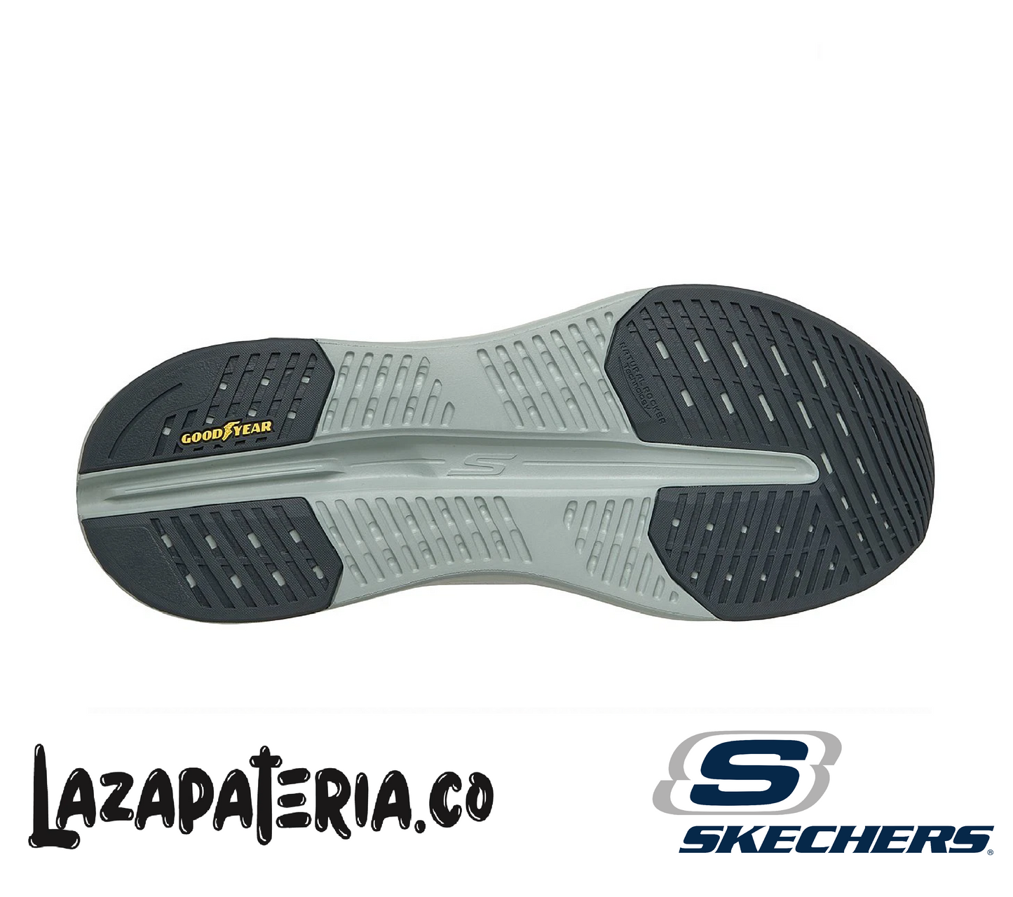SKECHERS HOMBRE MAX CUSHIONING GRIS C22P0417GYCC