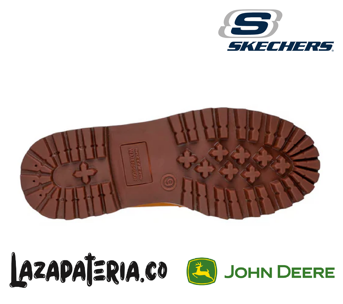 Botas Skechers Sergeants Miel para hombre, vista 4