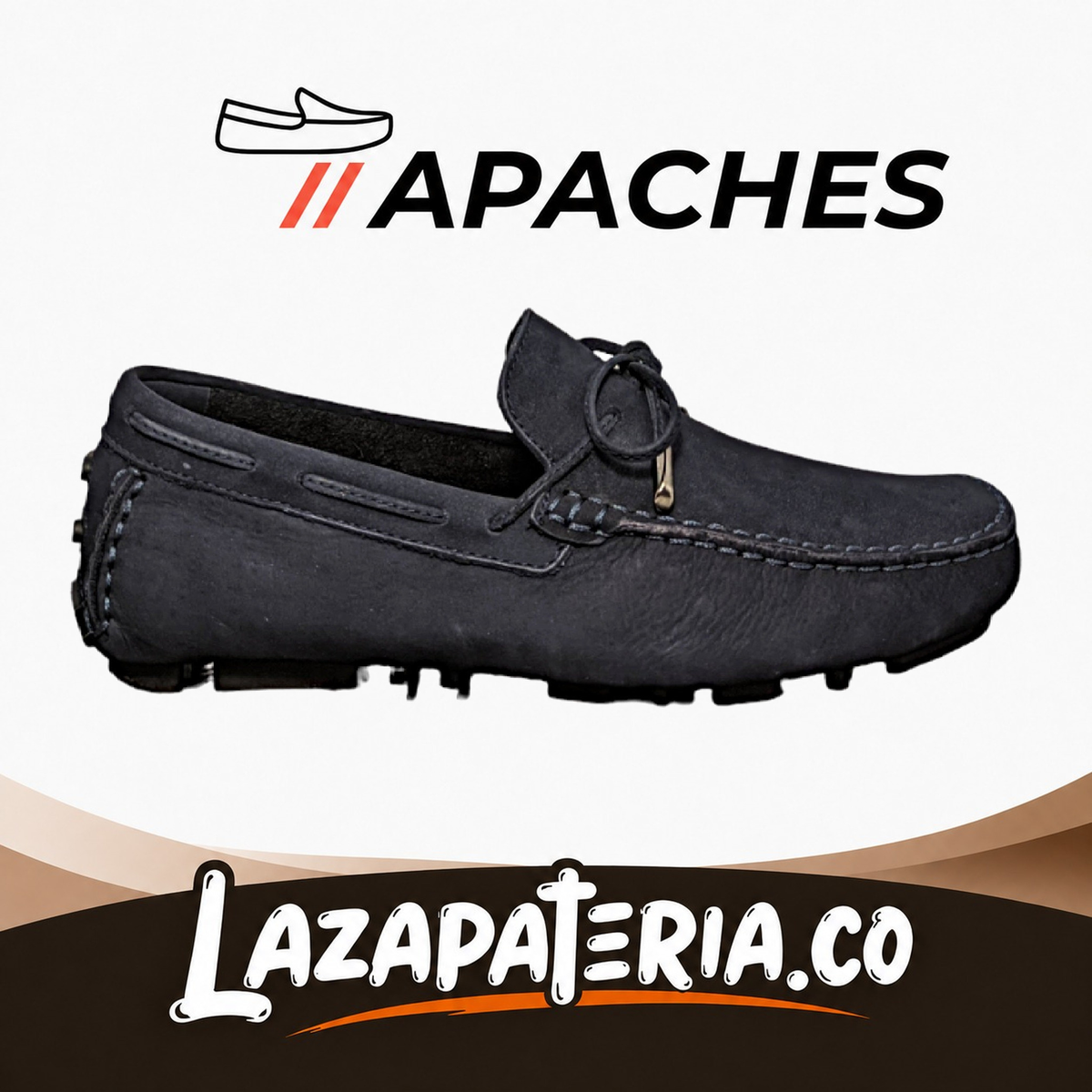 Mocasines Apaches Azul para hombre
